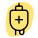 Bag of blood transfusion isolated on program icon