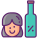 外部飲酒中毒-フラティコン-線形カラー-フラットアイコン icon
