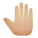 손등을 키운 중간색의 밝은 피부색 icon