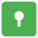 Lock encryption keyhole symbol for digital login icon