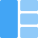 Left column with grids at right side icon
