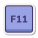tasto f11 icon