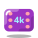 4K icon