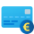 Tarjeta bancaria Euro icon
