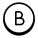 Eingekreist B icon