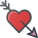Heart with Arrow icon