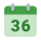 Календарная неделя 36 icon