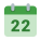 日历第 22 周 icon