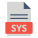 Sys File icon