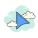 puntero azul icon
