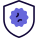 Antibodies protection of a Coronavirus isolated on a white background icon