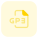 GP3 is a required file format for video and associated speech audio media types icon