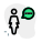 femme-d'affaires-célibataire-externe-discutant-avec-support-client-cadre-complète-femme-single-green-tal-revivo icon