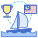 Barco a vela icon