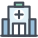 Health clinic icon