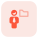 Businessman sharing a single folder on an online server icon