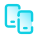 Zwei Smartphones icon