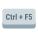 tasto ctrl-più-f5 icon