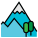 Mountain icon icon