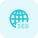 Seo search world isolated on a white background icon