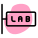 Laboratory for science stream batch student’s signboard icon