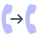 전화 연결 icon