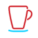 Espresso taza llena icon