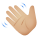손 흔들기 - 중간 - 밝은 피부색 icon