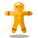 Пряничный человечек icon