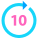 Forward 10 icon