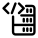 external-coding-database-outline-outline-black-m-oki-orlando icon