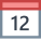 Calendar 12 icon