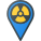 Radioactive Location icon