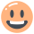 ícone de rosto sorridente com olhos grandes icon
