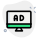All in one pc with ads on display icon