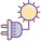 energía solar icon