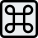 Macintosh command logotype for basic function key icon