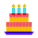 Gâteau d'anniversaire icon