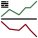 Liniendiagramm icon