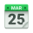 emoji de calendário rasgado icon