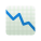 チャート減少の絵文字 icon