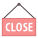Sinal de fechado icon