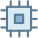 Computer chip icon