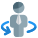 Repetitive shift of an businessman for work schedule icon