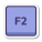 tasto f2 icon