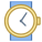 Vista frontal de relógios icon