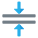Fusión horizontal icon