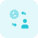 Contagious disease affecting the virus transmission isolated on a white background icon