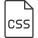 CSS Filetype icon