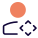 Moving in all direction on company application portal icon